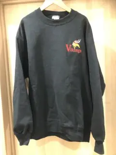 Vikingsロゴ ブラックスウェット Jerzees