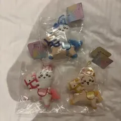 香港限定 ちいかわ メリーゴーランド ぬいぐるみキーチェーンセット