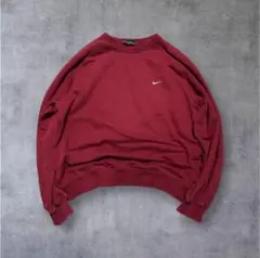 NIKE 00s スウェット ラグラン 刺繍ロゴ y2k archive