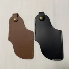 レザースマホホルスター ブラウン 、濃紺、2セット