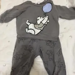 H&M ディズニー・プーさん トレーナー・パンツセットアップ 6~9m 70cm