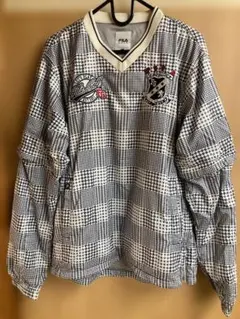 FILA GOLF　L　チェック柄 ゴルフウェア 長袖　半袖　ブルゾン　ピステ