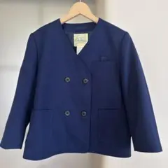 TOMBOM ネイビー ダブルブレストジャケット
