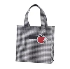 familiar ファミリア ギンガムチェック トートバッグ