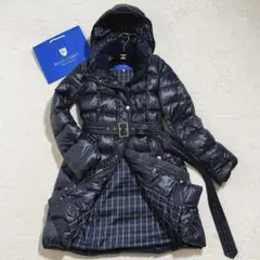 ブルーレーベルクレストブリッジ　ダウンコート　金ボタン　ジャケット　2way