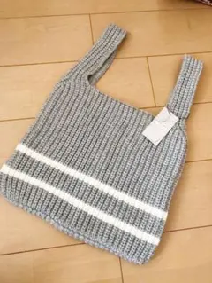 【新品・未使用】ニットバッグ　SECRET BEAN