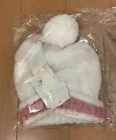 ジェラートピケ　ポンポン付き帽子　ベビー　キッズ