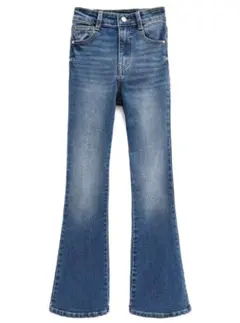 GRL ハイウエストフレアデニムパンツ cu498