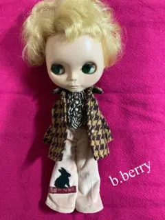 ブライス　ICドールサイズ　アウトフィット コート　トップス　うさぎのパンツ
