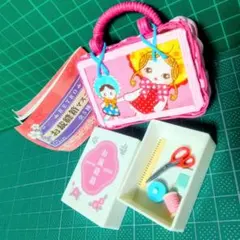 おまるコモノ入れ レトロ ミニチュア ハンドメイドバスケット