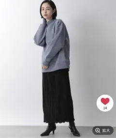 LOWRYS FARM プリーツスカート