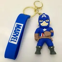 MARVEL キャプテン・アメリカ ラバーキーホルダー バッグチャームのサムネイル