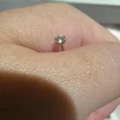 プラチナ　ダイヤモンドピアス　片耳のサムネイル