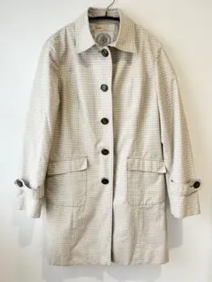 J.PRESS ジェープレス トレンチコート 11号 L ベージュ チェック 春