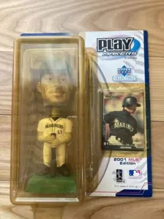 イチロー フィギュア＆カードセット 2001年MLB　日米殿堂入り 激レア イチロー フィギュア＆カードセット 2001年MLB 日米殿堂入り 激