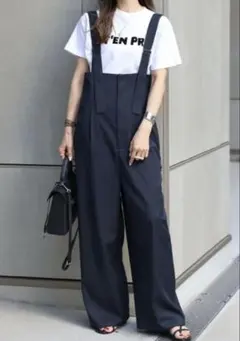 ハイウエスト オーバーオール