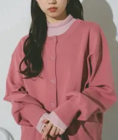 リングスナップニットブルゾン　VANNIE U