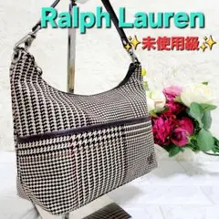 【未使用】ラルフローレン Ralph Lauren 肩掛　ハンドバッグ 千鳥格子