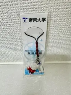 帝京大学 ハローキティ 根付けストラップ