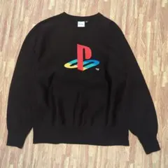 【完売品】GU x PlayStation ヘビーウェイトスエット　ブラック　M