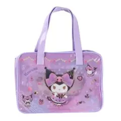 新品タグ付⭐️クロミ⭐️プールバッグ/トートバッグ ボストンバック　女の子　パープル