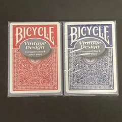 Bicycle Vintage Design ニューファンバック青2個 - メルカリ
