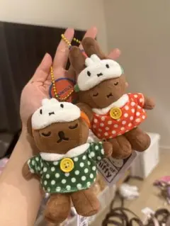 Miffy ミッフィー70周年 タイ限定 ぬいぐるみキーホルダー 3点セット Miffy ミッフィー70周年 タイ限定 ぬいぐるみキーホルダー 3点