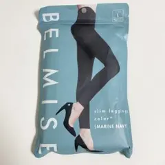 BELMISE ベルミス スリムレギンス カラープラス マリンネイビー L