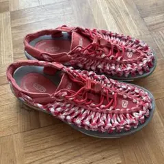 [値下げ]KEEN UNEEK キーン ユニーク サンダル 24cm レッド