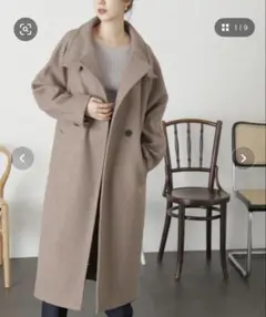 ステンカラーロングコート　Mサイズ