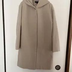 ユニクロ　ウールブレンドフーデットコート