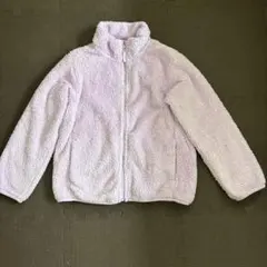 UNIQLO フリースジャケット 130cm ラベンダー