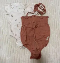 First Closet 花柄ロンパースとパンツセット 80のサムネイル