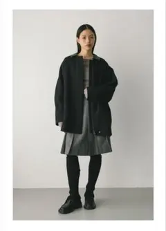 ⭐︎【新品】THIRD MAGAZINE リバーショートコート THIRD MAGAZINE】リバーショートコート - メルカリ