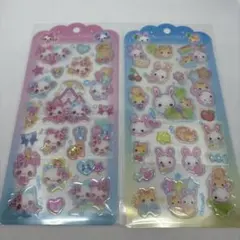 ドロップジェリーシール　まじかるみゅーちゃん　フワフワらびちゃん　シール　正規品