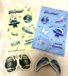 TWS Play Hard ステッカー、マグネットセット