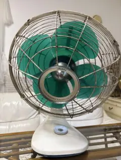 【最終値下げ】昭和レトロ　芝浦　東芝　扇風機　戦前 Toshiba 東芝 東京芝浦電気 ヴィンテージ扇風機 ランプ付き 一