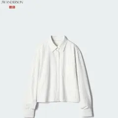 ユニクロ JW ANDERSON コラボ オックスフォードシャツ ストライプ S