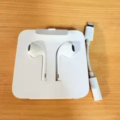 Apple iPhone 純正有線イヤホン　変換アダプター　イヤホン新品未使用