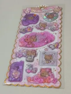 サンリオ　キラキラ　ウォーターinシール　日焼け　キティ　正規品