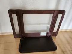 日本育児　おくだけとおせんぼ　自立式ベビーゲート　ブラウン 6ヶ月〜2歳対応