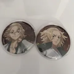 東京リベンジャーズ 佐野万次郎 マイキー 缶バッジ 2点セット