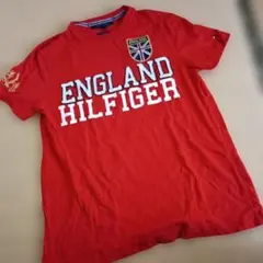 HILFIGER イギリス国旗 Tシャツ 赤