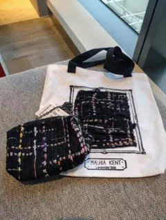 MALHIA KENT ショルダーバッグ マルチカラー ツイード＆トートバッグ 