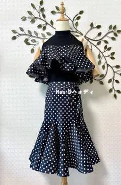 볼룸 댄스 ★ 신작 ★ 파티 ★ 레슨 ★ 오리지널 ★ 드레스 ★ 블랙 폴카 도트
