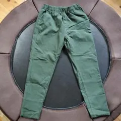 140 カーキ ウエストゴムパンツ