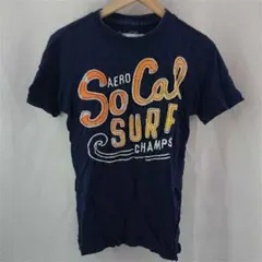 AEROPOSTALE So Cal Surf Tシャツ ネイビー XS Y2Kのサムネイル