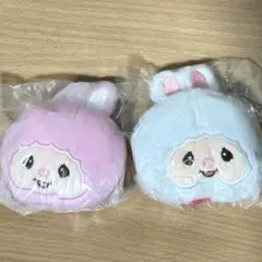 モンチッチ　フェイスぬいぐるみ　2点