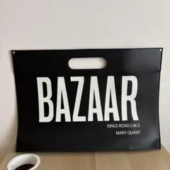 MARY QUANT BAZAAR ブラックハンドバッグ