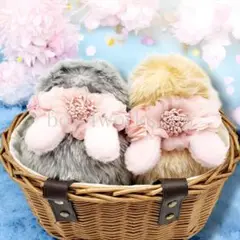 Moflin（モフリン）のアクセサリー お花コサージュ＆うさ耳ゴムバンド